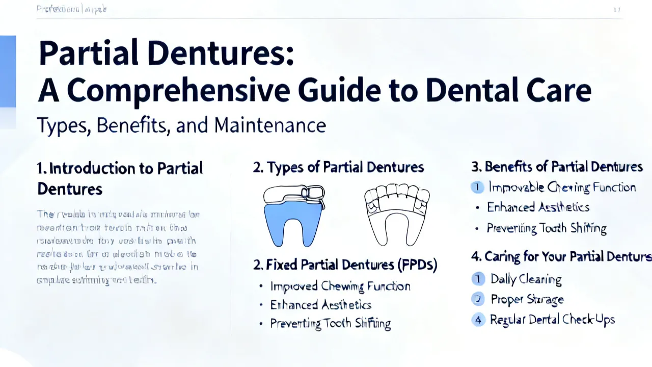 Understanding Partial Dentures in Dentistry