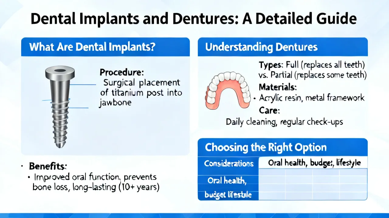 Understanding Implants and Dentures
