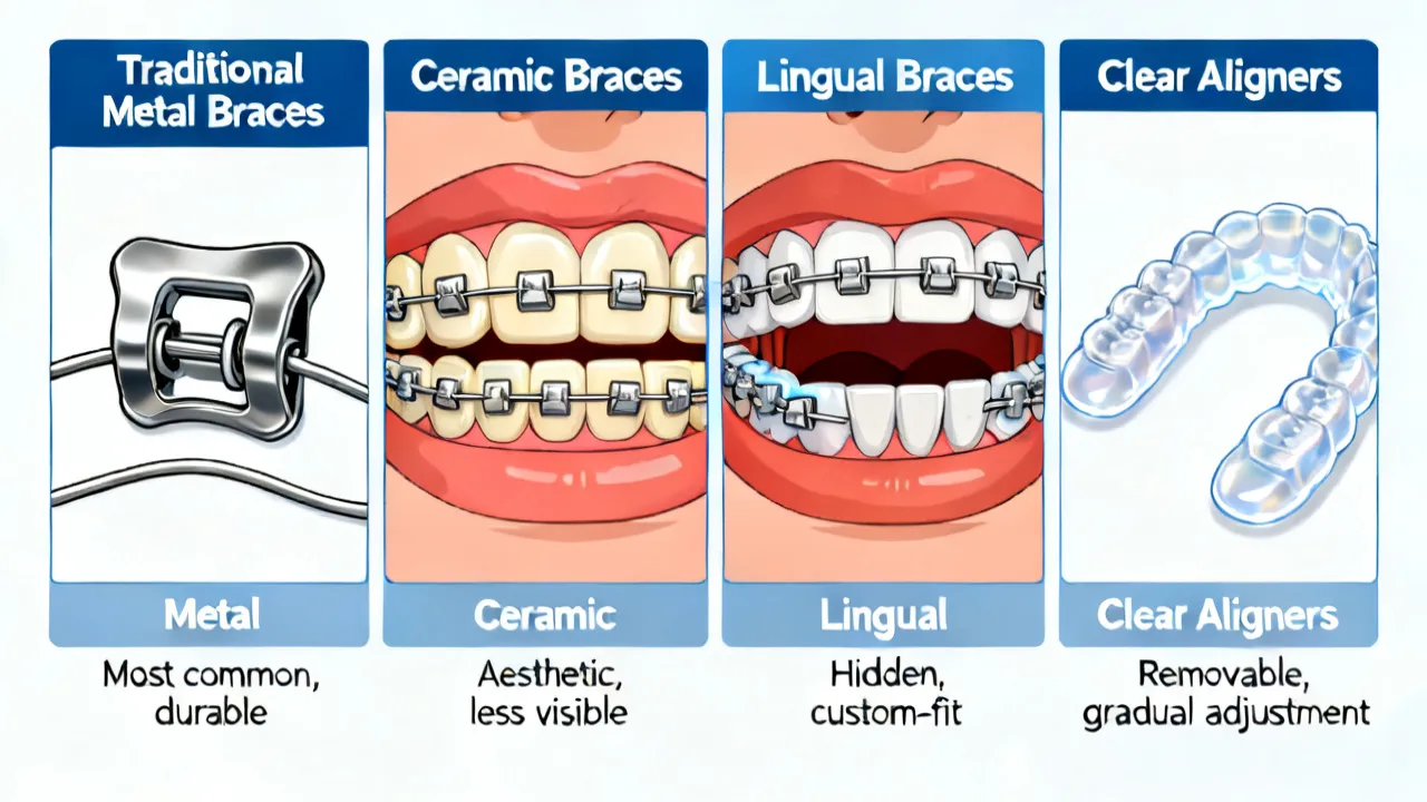 Types of Dental Braces Explored