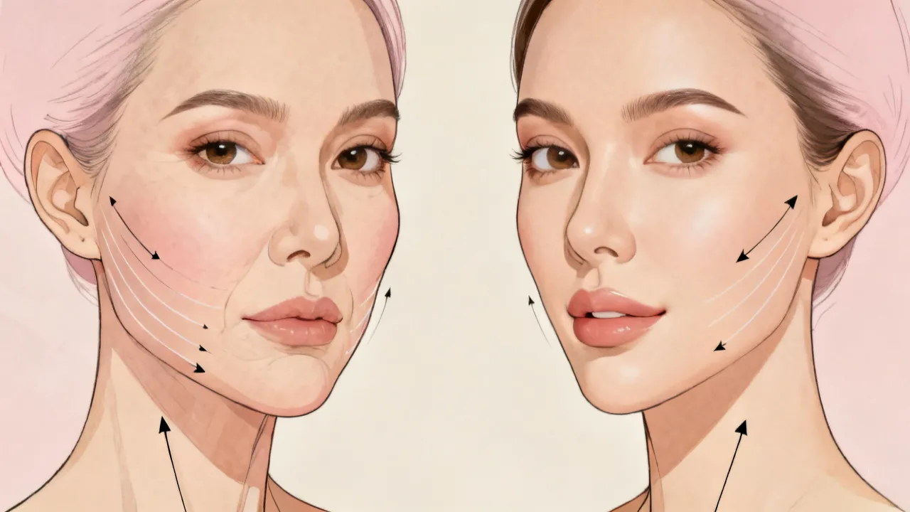 Understanding 팔자 주름 and 울쎄라
