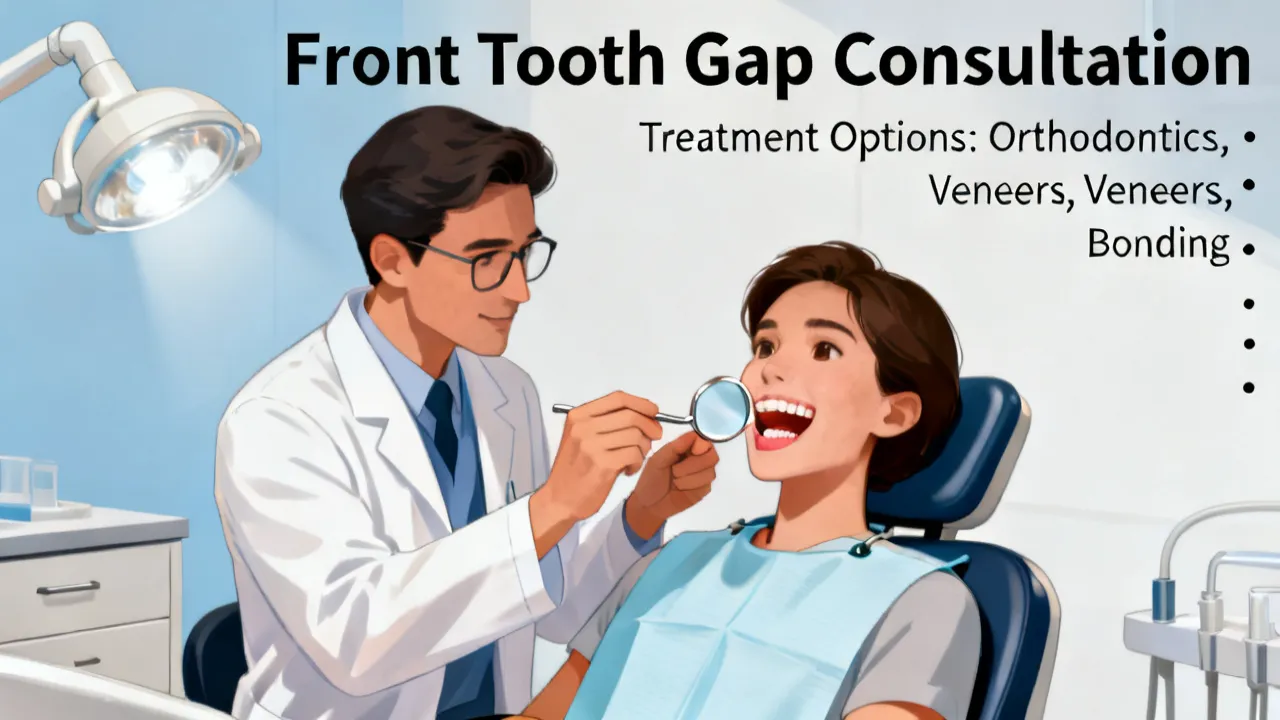 Addressing Front Tooth Gaps in Dentistry