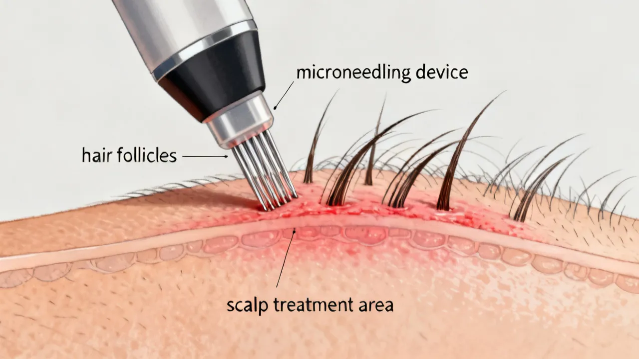 Microneedle Approach to Hair Loss