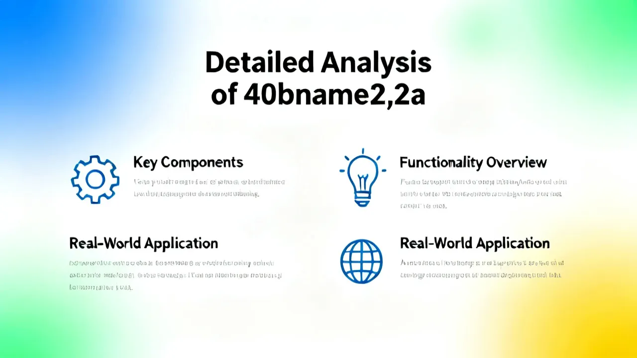 Understanding Market Dynamics in 40bname2,2a