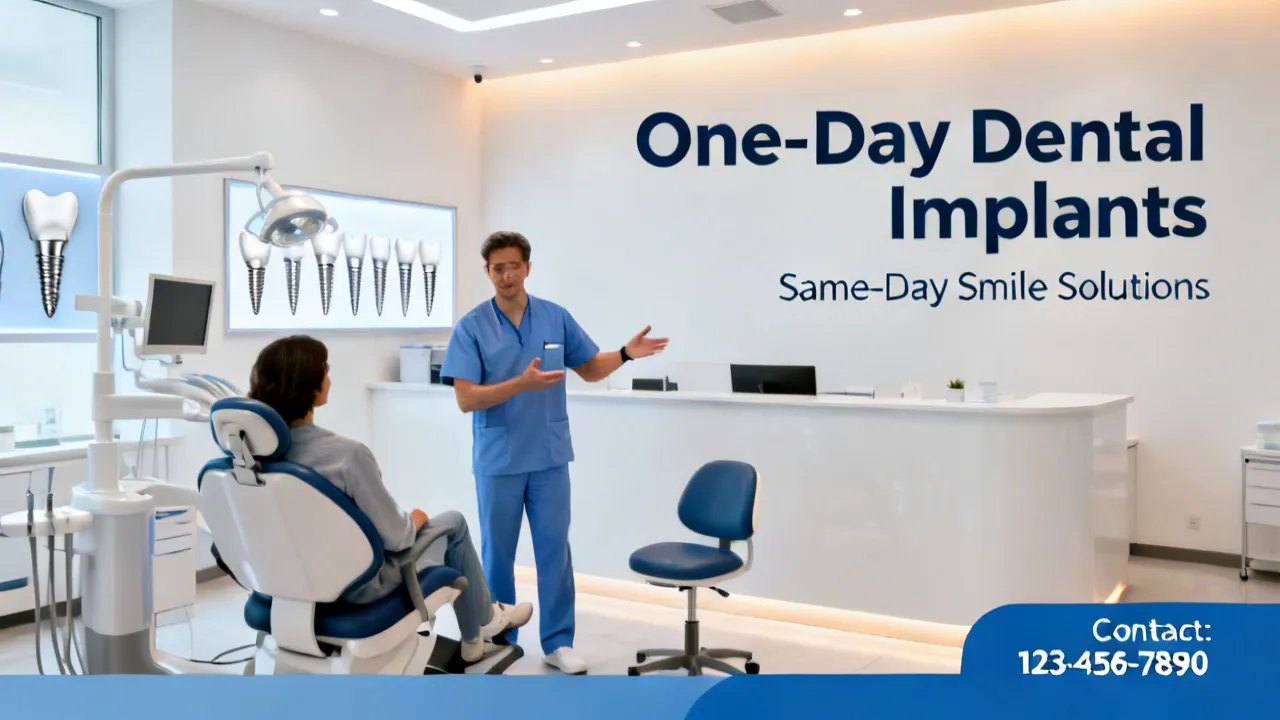 The Revolution of One-Day Dental Implants